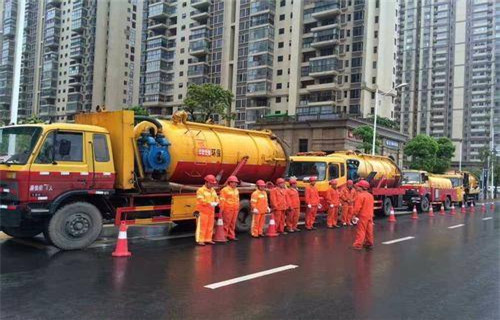 巴林左市政管道清淤